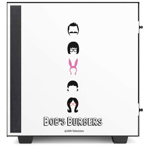 Bobs Burgers Silhouette NZXT H510 Compact ATX Mid-Tower Case Skin