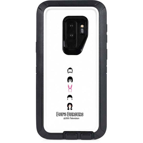 Bobs Burgers Silhouette Otterbox Defender Galaxy Skin