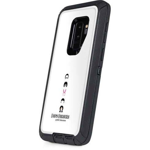 Bobs Burgers Silhouette Otterbox Defender Galaxy Skin