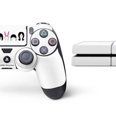 Bobs Burgers Silhouette PS4 Console and Controller Bundle Skin