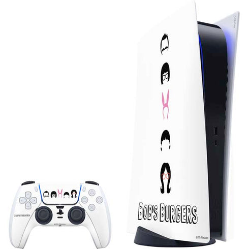 Bobs Burgers Silhouette PlayStation PS5 Skins