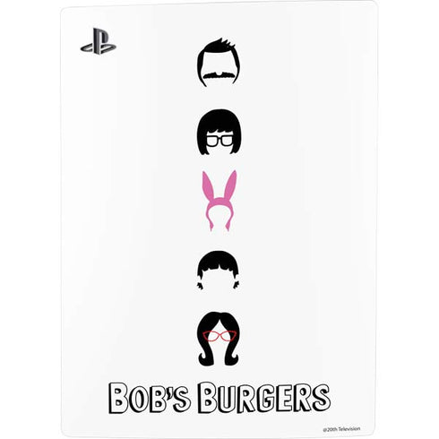 Bobs Burgers Silhouette PS5 Console Skin