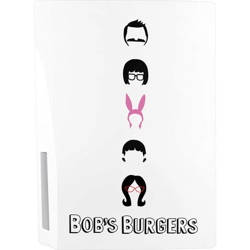 Bobs Burgers Silhouette PS5 Console Skin