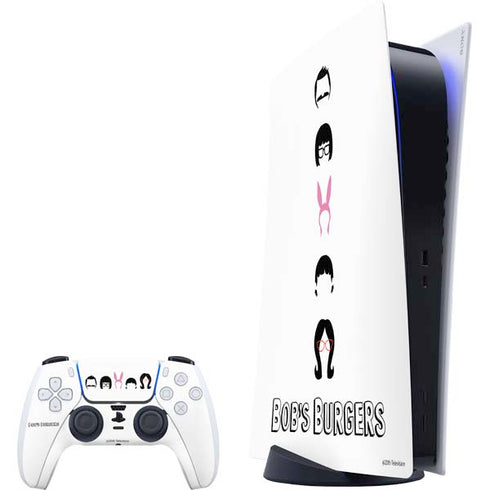 Bobs Burgers Silhouette PS5 Digital Edition Bundle Skin