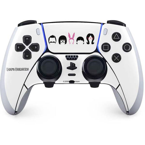 Bobs Burgers Silhouette PS5 DualSense Edge Pro Controller Skin