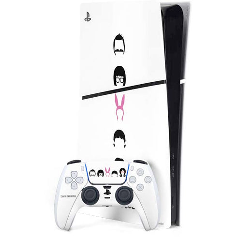 Bobs Burgers Silhouette PlayStation PS5 Skins