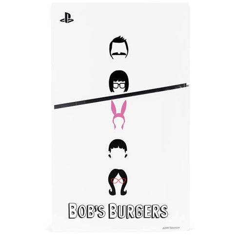 Bobs Burgers Silhouette PS5 Slim Disk Bundle Skin