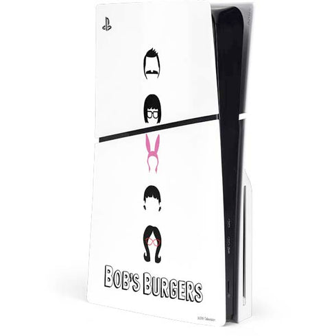 Bobs Burgers Silhouette PlayStation PS5 Skins