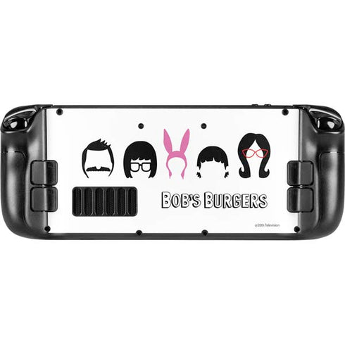 Bobs Burgers Silhouette Steam Deck Handheld Gaming Computer OLED Skin