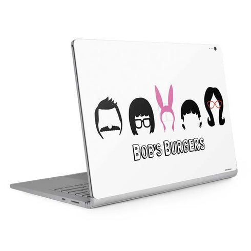 Bobs Burgers Silhouette Surface Book 2 13.5in Skin