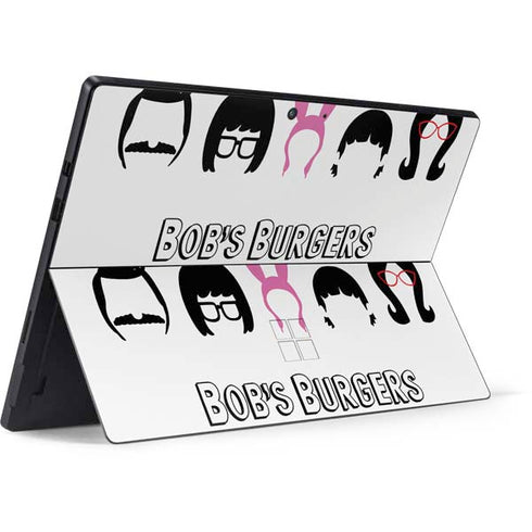 Bobs Burgers Silhouette Surface Pro 7 Skin