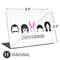 Bobs Burgers Silhouette Universal Laptop 11in (8.8 x 6.2in) Skin