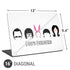 Bobs Burgers Silhouette Universal Laptop 16in (13 x 9.4in) Skin