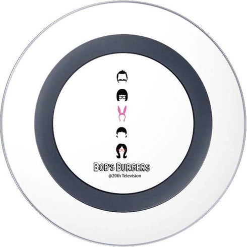 Bobs Burgers Silhouette Wireless Charger Skin