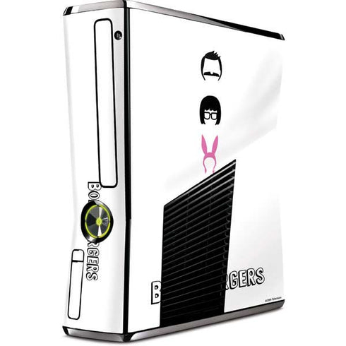 Bobs Burgers Silhouette Xbox 360 Slim (2010) Skin