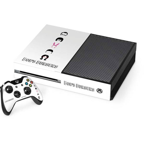 Bobs Burgers Silhouette Xbox One Console and Controller Bundle Skin