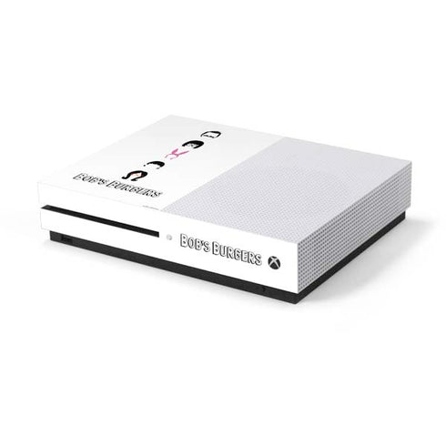 Bobs Burgers Silhouette Xbox One S Console Skin