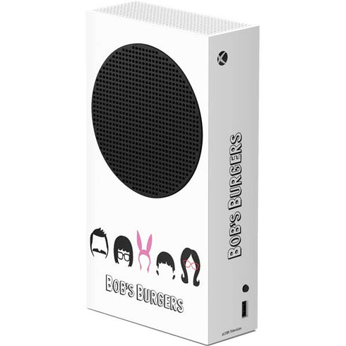 Bobs Burgers Silhouette Xbox Series S Console Skin