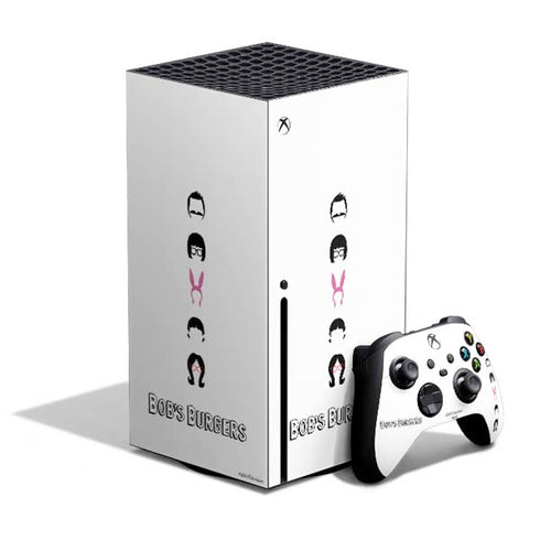 Bobs Burgers Silhouette Xbox Series X Bundle Skin