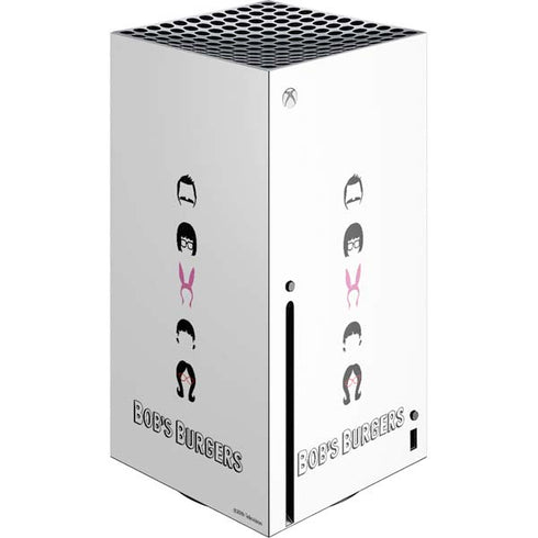 Bobs Burgers Silhouette Xbox Series X Skins