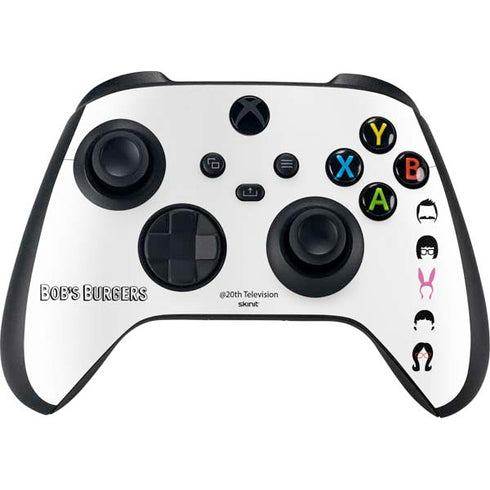 Bobs Burgers Silhouette Xbox Series X Controller Skin
