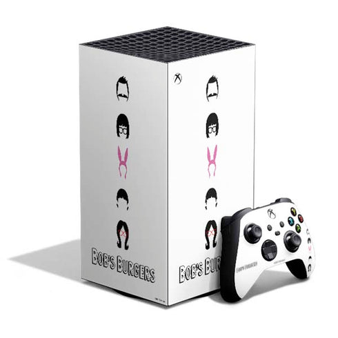 Bobs Burgers Silhouette XBox Series X Digital Edition Bundle Skin