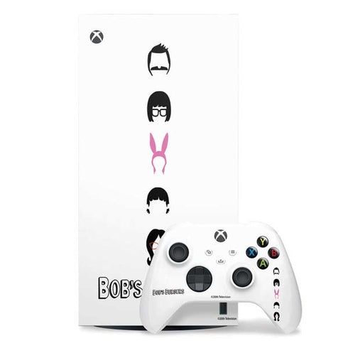 Bobs Burgers Silhouette Xbox Series X Skins