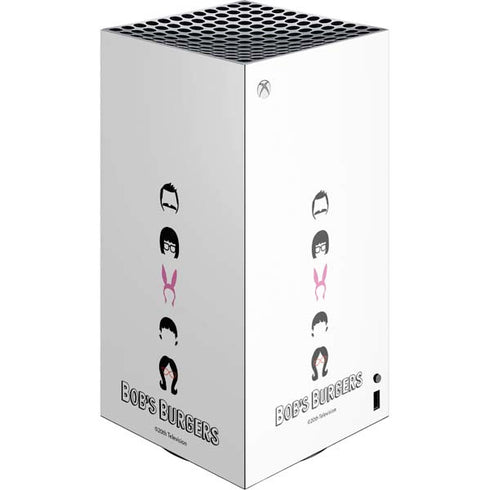 Bobs Burgers Silhouette XBox Series X Digital Edition Console Skin