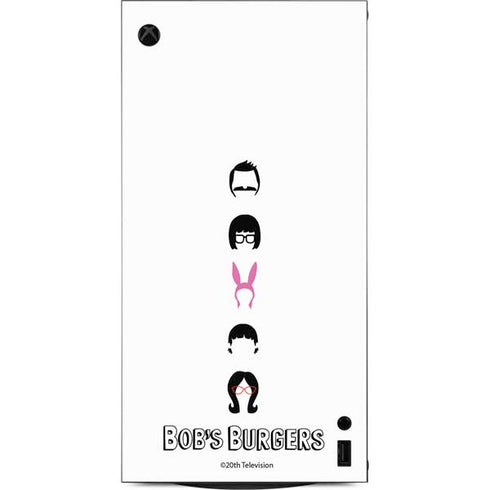 Bobs Burgers Silhouette XBox Series X Digital Edition Console Skin