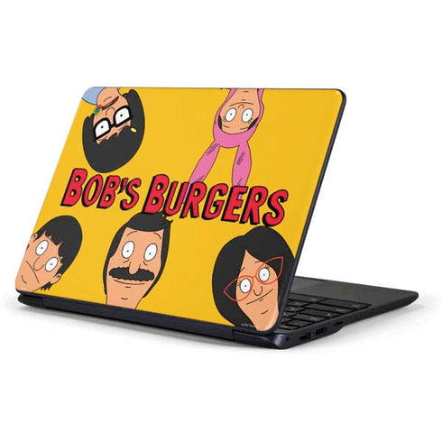 Bobs Burgers Stare Samsung Chromebook Skin