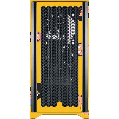 Bobs Burgers Stare Corsair 4000D Tempered Glass Mid-Tower ATX Case Skin