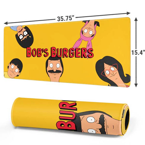 Bobs Burgers Stare Gaming Mouse Pad