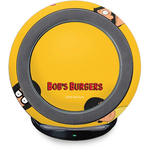 Bobs Burgers Stare Fast Charge Wireless Charging Stand Skin