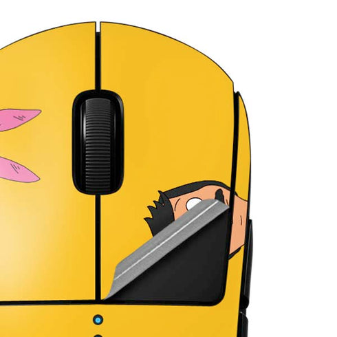 Bobs Burgers Stare G Pro Wireless Gaming Mouse Skin