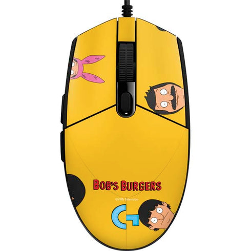 Bobs Burgers Stare G203 Prodigy RGB Wired Gaming Mouse Skin