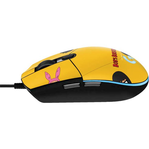 Bobs Burgers Stare G203 Prodigy RGB Wired Gaming Mouse Skin