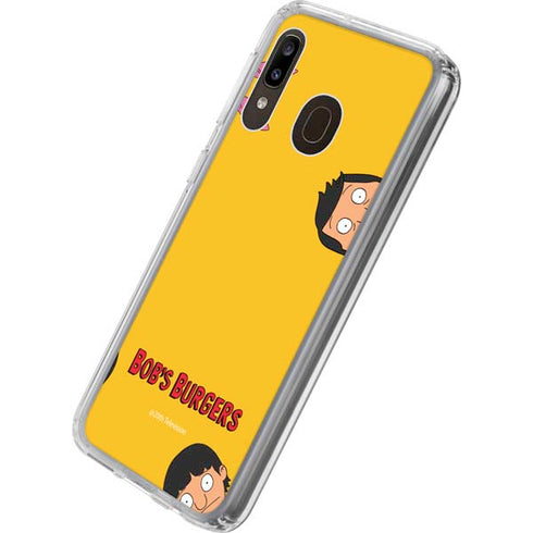 Bobs Burgers Stare Galaxy A20 Clear Case