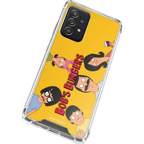 Bobs Burgers Stare Galaxy A72 5G Clear Case