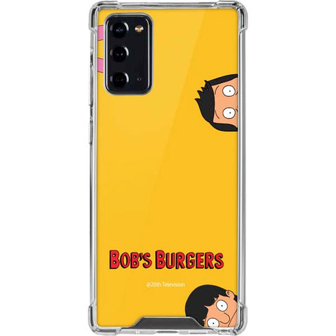 Bobs Burgers Stare Galaxy Note20 5G Clear Case