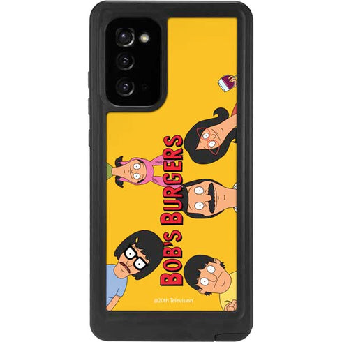 Bobs Burgers Stare Galaxy Note20 5G Waterproof Case