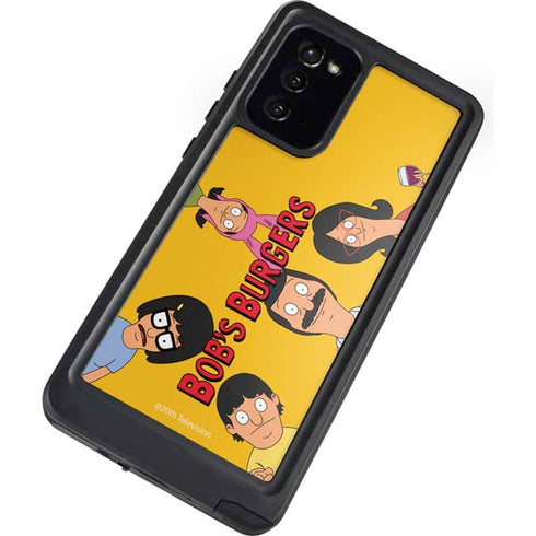 Bobs Burgers Stare Galaxy Note20 5G Waterproof Case