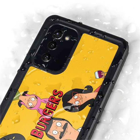 Bobs Burgers Stare Galaxy Note20 5G Waterproof Case