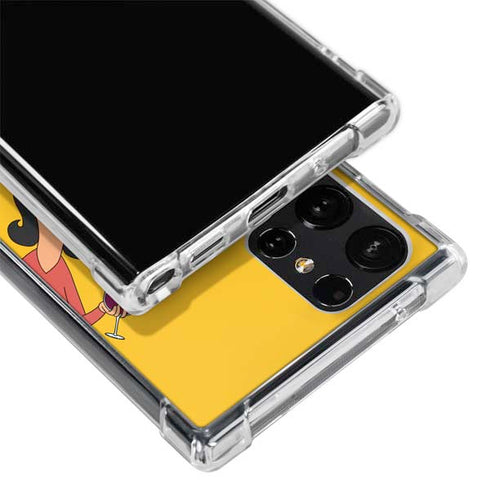 Bobs Burgers Stare Galaxy S22 Ultra Clear Case