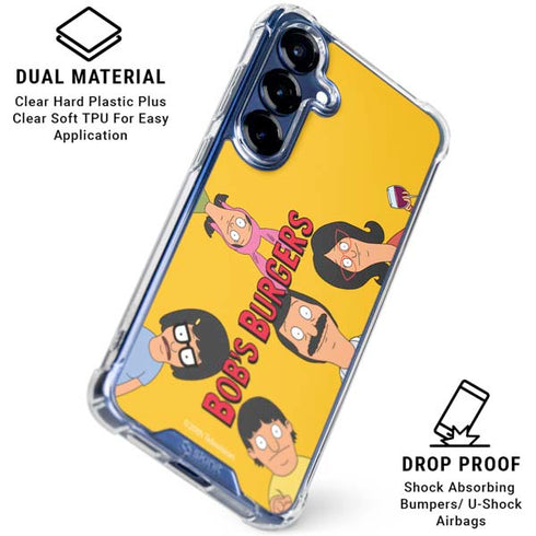 Bobs Burgers Stare Galaxy S25 Clear Case