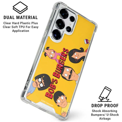 Bobs Burgers Stare Galaxy S26 Ultra Clear Case
