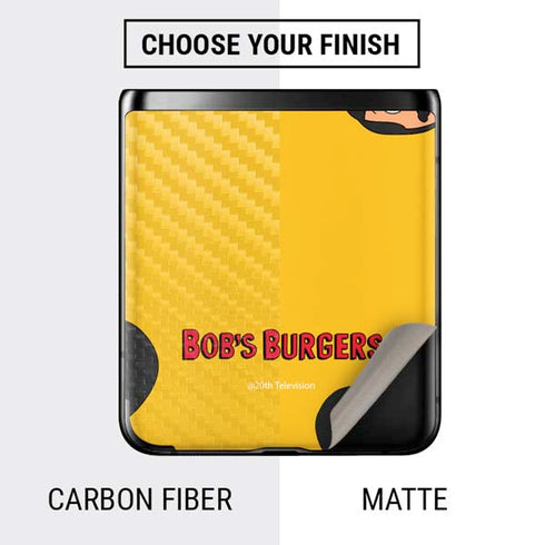 Bobs Burgers Stare Galaxy Z Flip Skin