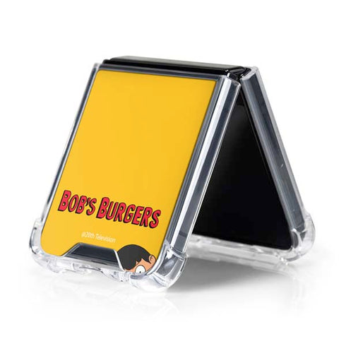 Bobs Burgers Stare Galaxy Z Flip5 5G Clear Case