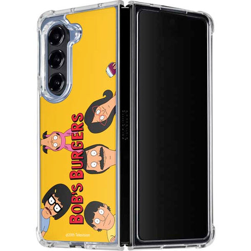 Bobs Burgers Stare Galaxy Z Fold5 5G Clear Case