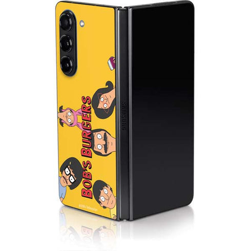 Bobs Burgers Stare Galaxy Z Fold5 5G Skin