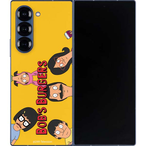 Bobs Burgers Stare Galaxy Z Fold6 Skin